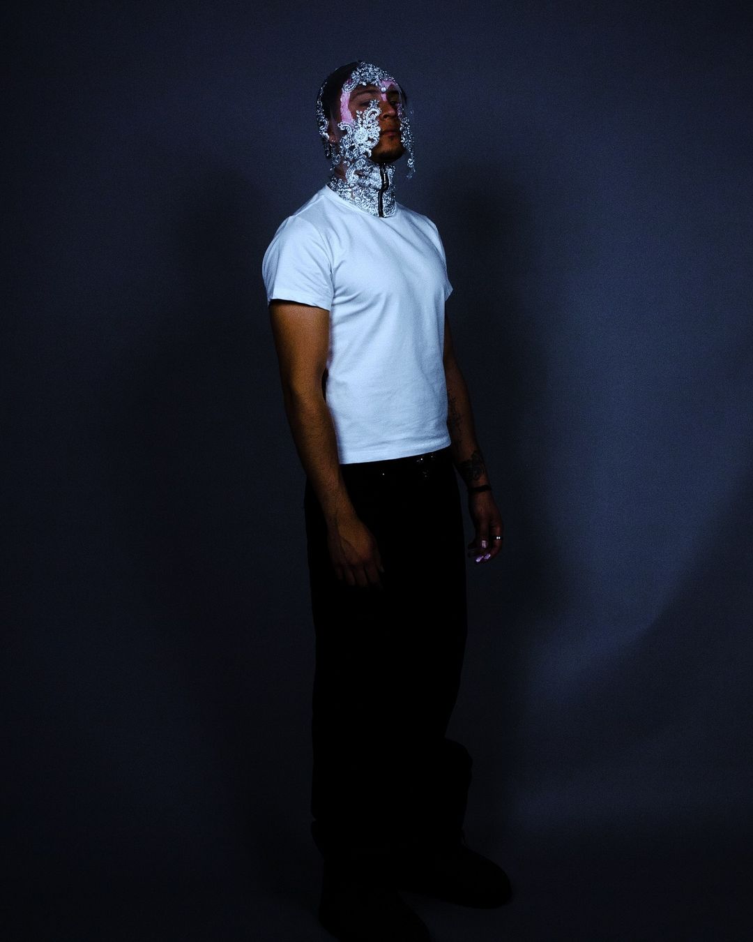 Slim-Fit White Tee
